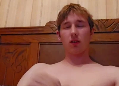 The 18 Year Old Guy Jerks off and It Feels Good