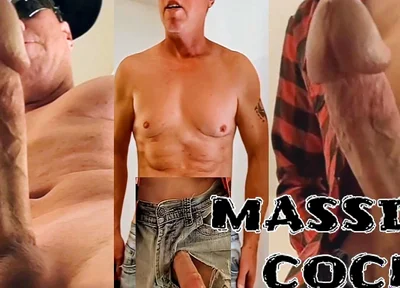 Massive Cock Delivers Massive Cumshot From Jeans