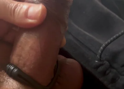 Handjob Big Cock Cut Oil Cockring