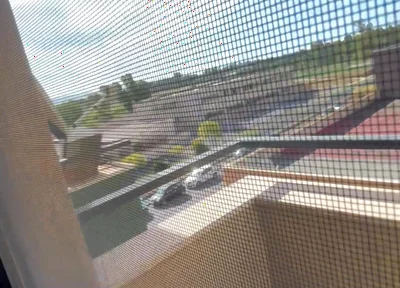 Too Cum From Balcony Almost Caught by Neighbors