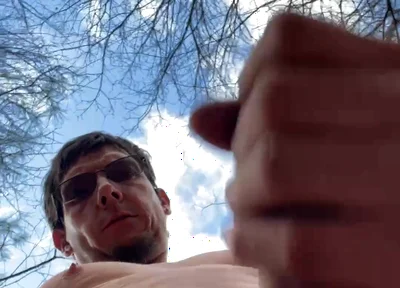 Masturbating