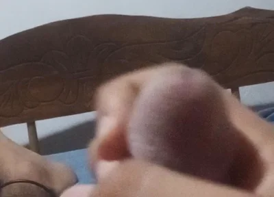 Man Lying Down Masturbates While His Neighbor Is Softening with His Wife