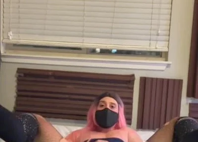 Big Ass CD Sissy Solo Cumshot