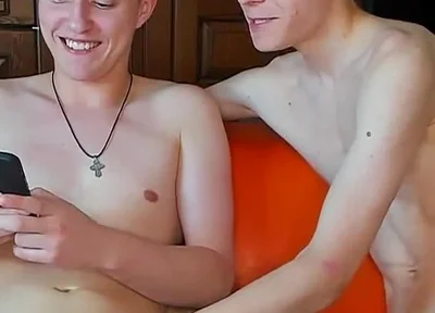 Watching Straight Porn on Alex's Phone!