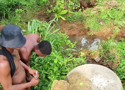 Ebony Ran for His Life After a Merciless Hard Jungle Fuck