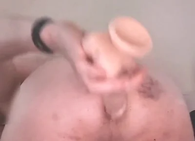 Ass Too Bruised for Spanking so Played with New Dildos