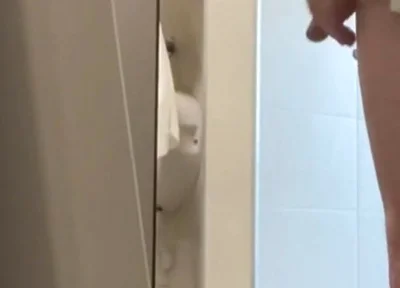 Helping Hand in Public Toilets - Almost Caught