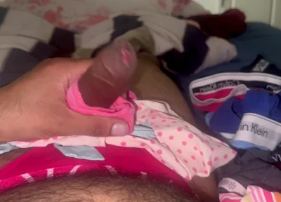 Lazy in Bed Wearing Panties.