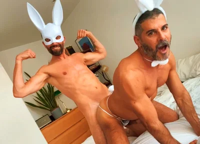 Easter Bunny Fuck with an Italian Hunk