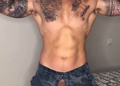 My Big Military Cock Cums with No Touch