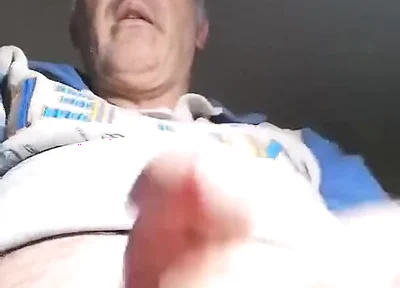 A Quick with Cumshot Just Got up From the Hot Bed