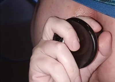 Stuffing My Hole with This BBC Dildo