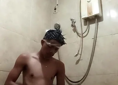 Another Shower Jerking off with Cumshot