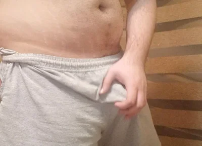 Beefy Stud Goes Commando and Shows off
