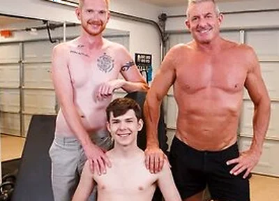 Cute Twink Stepson Dakota Lovell Takes Stepgrandpa And Stepdads Cocks At The Same Time