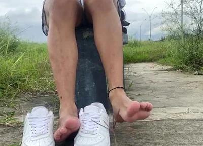 My Feet Are Your Religion. Pray with Your Mouth.