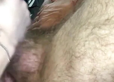 Suck Stepdaddys Hairy Cock and Eat All His Cum
