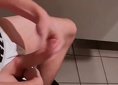 Always Exciting to Do This in a Busy Bathroom