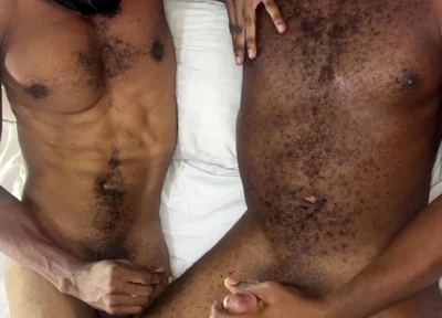 Sexy Roomies Jerking off Their Cocks