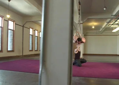 Hot Bi Hunk's First Time Being Bound and Edged