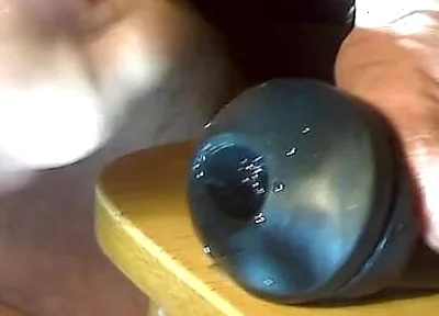 The Cock Wants to Feel the Tight Rubber Sleeve, and Cum From It!