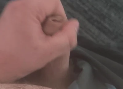 Fat Hairy Bear Jerks off in the Office and Cums on the Floor