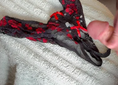 Cum on Wife’s Panties 11