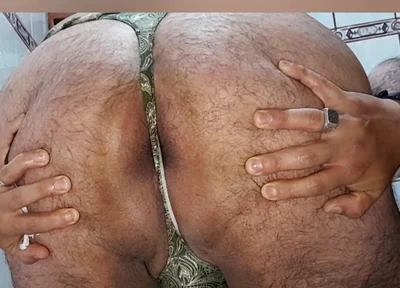 Nice Cum and Anal Penetration Using Green Thin Thong