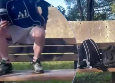Amateur Boy Lost a Bet and Had to Expose and Touch His Cock in a Park
