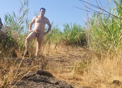 Naked Boy in Outdoor