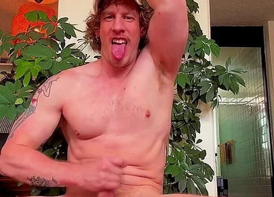 Gooning My Dong Until I Splat a Huge Load Ready for You to Taste