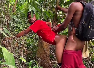 Two Class Mate Fucking in a Bush