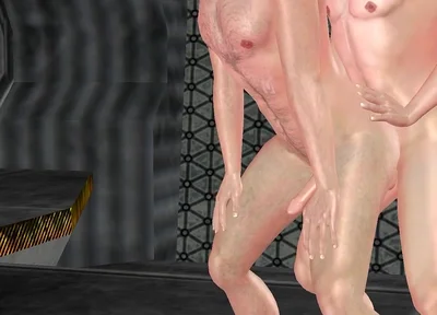 Animated 3D Gay Cartoon Porn - Man Fisting Ass Then Standing Fuck in Space Station