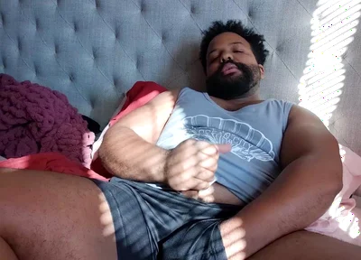 BBC Stepdaddy Cums with a Mini Vibrator in His Ass