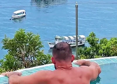 Swim Trunks Full of Dick