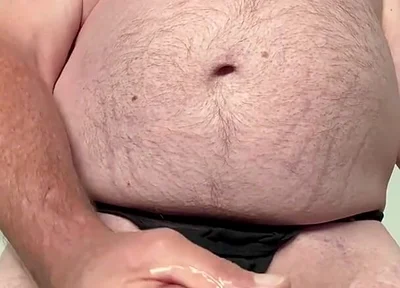A Really Nice Cumshot While Standing and Jerking