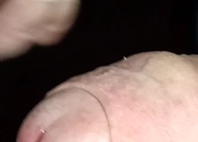 Night Time Cruising, Big Uncut Cock Wanking and Cumming in the Woods - Rockard Daddy