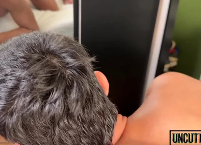 Hung Stud Fucks Muscle Ass Bareback - Uncut Latinos