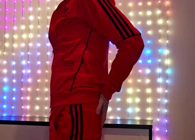 Red Adidas Tracksuit