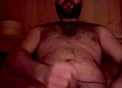 The House I’m Staying in Has a Sauna! Couldn’t Help Myself and Have a Massive Wank in It!