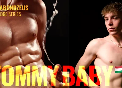 Blond Hungarian Muscular Twink Got Edged Ending with Huge Cumshot