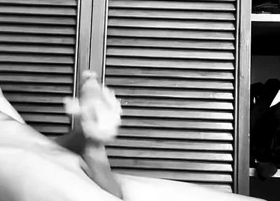 Monochrome BBC Stroking Session - Intense Handjob and Cum Black20one