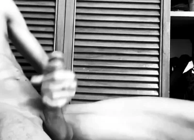 Monochrome BBC Stroking Session - Intense Handjob and Cum Black20one