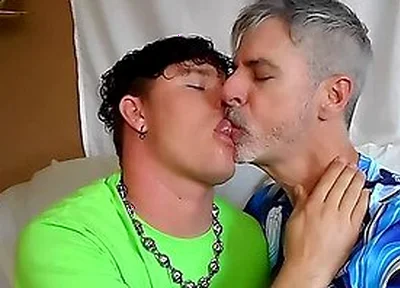 Richard Lennox And Leo Blue Share An Intense Stepdaddy Boy Makeout Session