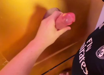Xl Cock Double Blowjob at the Gloryhole