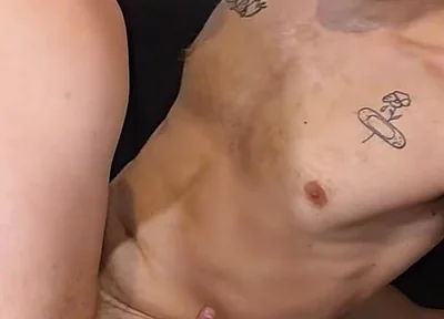 Double Stuffing Italian Bottom Raw Hung Cock Threesome Part 2