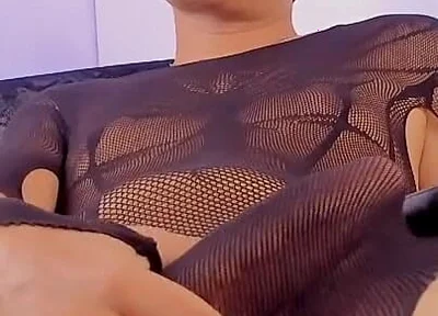 Good Boy Femboy Ken Masturbates in Tights and Asks to Be Watched