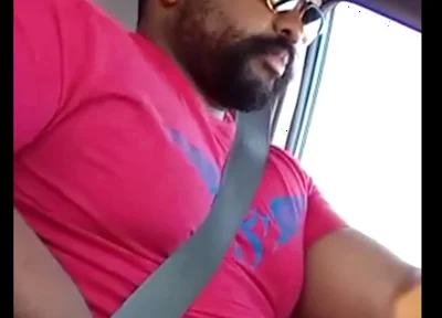 Stepdaddy Drives You While Massaging His Cock