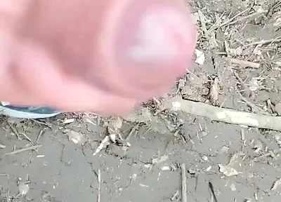 Risky Jerk off After Work Masturbation Cumshot