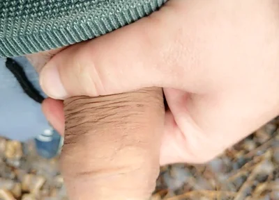Cheesy Dirty Unwashed Cock Outdoor Walking Part 1
